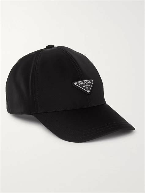 prada black nylon baseball cap|prada nylon caps.